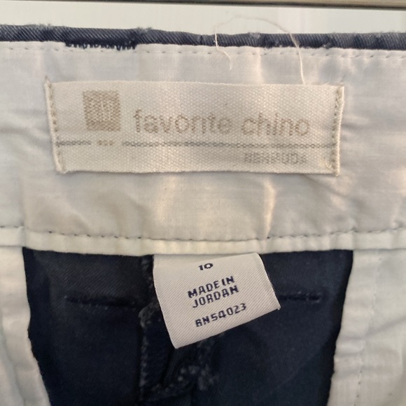 Gap favorite chino navy blue (faded) Bermudan shorts size 10 - Picture 2 of 3